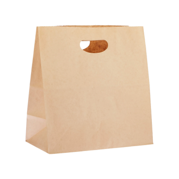 EMW Die Cut Handle Kraft Bag