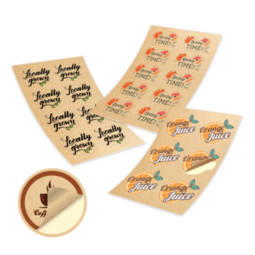 EMW Kraft Paper Stickers