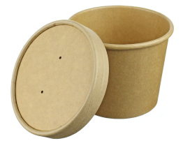 EMW Paper Soup Containers with Lids